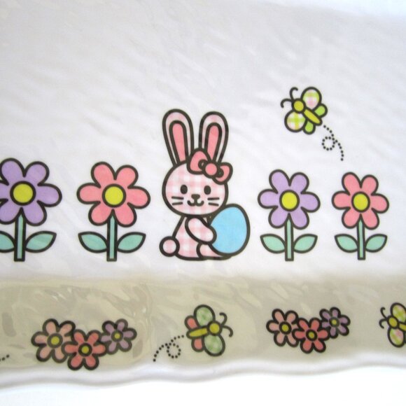 Hello Kitty Easter Rabbit Flower Plate Sanrio NEW - Picture 4 of 5